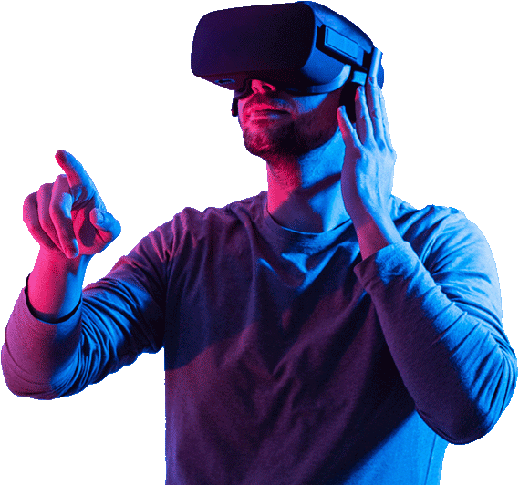 Personagem realidade virtual